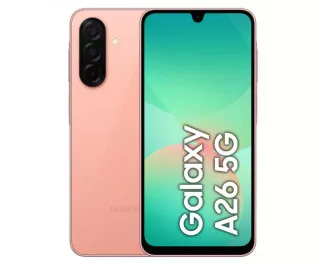 Смартфон Samsung Galaxy A26 5G 8/256GB Peach Pink (SM-A266BZIJ)