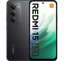 Смартфон Xiaomi Redmi 15 5G 4/128GB NFC Midnight Black Global