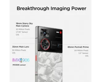 Смартфон ZTE Nubia Z60 Ultra Leading Version 16/512GB Silver Global