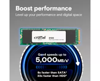 SSD накопитель 1 TB Crucial E100 (CT1000E100SSD8)