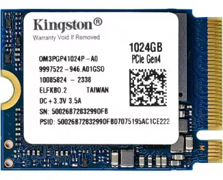 SSD накопитель 1 TB Kingston OM3PGP (OM3PGP41024P) bulk