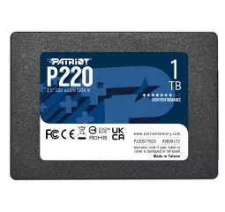 SSD накопитель 1 TB Patriot P220 (P220S1TB25)