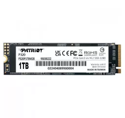 SSD накопитель 1 TB Patriot P320 (P320P1TBM28)