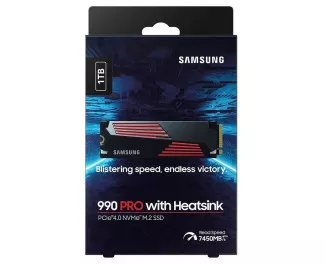 SSD накопичувач 1 TB Samsung 990 PRO with Heatsink (MZ-V9P1T0CW)