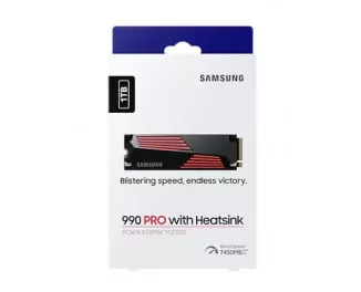 SSD накопитель 1 TB Samsung 990 PRO with Heatsink (MZ-V9P1T0GW)