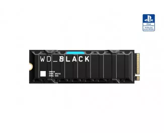 SSD накопитель 1 TB WD Black SN850 for PS5 with Heatsink (WDBBKW0010BBK-WRSN)