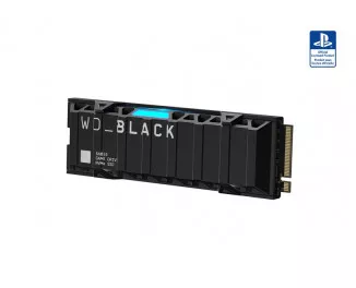 SSD накопитель 1 TB WD Black SN850 for PS5 with Heatsink (WDBBKW0010BBK-WRSN)