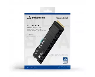 SSD накопитель 1 TB WD Black SN850 for PS5 with Heatsink (WDBBKW0010BBK-WRSN)