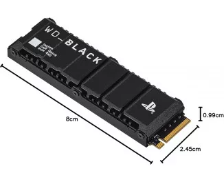 SSD накопичувач 1 TB WD Black SN850P for PS5 (WDBBYV0010BNC)