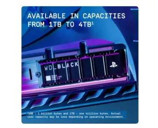 SSD накопичувач 1 TB WD Black SN850P for PS5 (WDBBYV0010BNC)