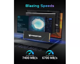SSD накопитель 2 TB Acer Predator GM7000 (BL.9BWWR.106)