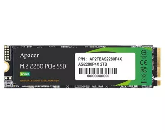 SSD накопичувач 2 TB Apacer AS2280P4X (AP2TBAS2280P4X-1)