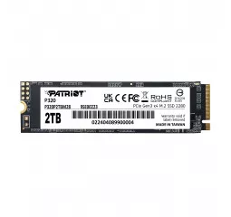 SSD накопичувач 2 TB Patriot P320 M.2 2280 PCIe 3.0 x4 NVMe TLC (P320P2TBM28)