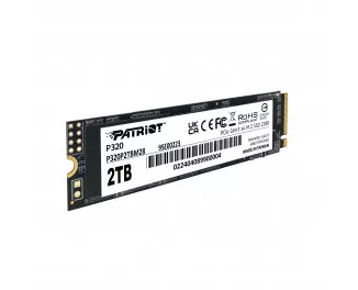 SSD накопитель 2 TB Patriot P320 M.2 2280 PCIe 3.0 x4 NVMe TLC (P320P2TBM28)