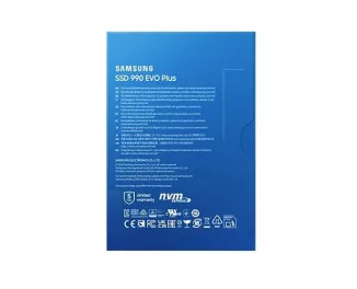 SSD накопитель 2 TB Samsung 990 EVO Plus (MZ-V9S2T0BW)