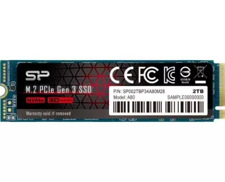 SSD накопитель 2 TB Silicon Power P34A80 (SP002TBP34A80M28)
