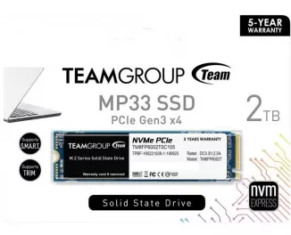 SSD накопичувач 2 TB Team MP33 (TM8FP6002T0C101)