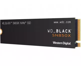 SSD накопитель 2 TB WD Black SN850X Gaming (WDS200T2X0E)