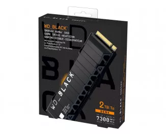 SSD накопитель 2 TB WD Black SN850X with Heatsink (WDS200T2XHE)
