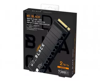 SSD накопичувач 2 TB WD Black SN850X with Heatsink (WDS200T2XHE)