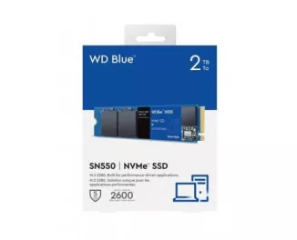 SSD накопитель 2 TB WD Blue SN550 (WDS200T2B0C)