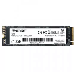 SSD накопичувач 240Gb Patriot P310 (P310P240GM28)