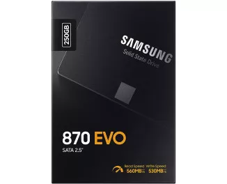 SSD накопичувач 250Gb Samsung 870 EVO (MZ-77E250B/EU)