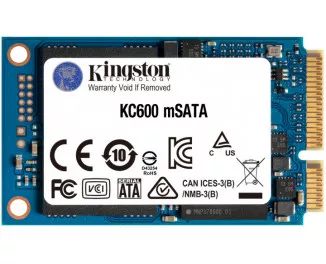 SSD накопичувач 256Gb Kingston KC600 mSATA (SKC600MS/256G)