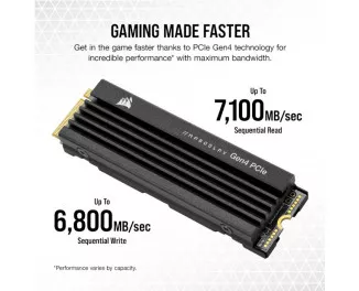 SSD накопичувач 4 TB Corsair MP600 PRO LPX (CSSD-F4000GBMP600PLP)