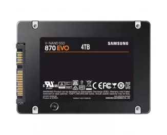 SSD накопитель 4 TB Samsung 870 EVO (MZ-77E4T0B)