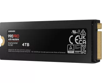 SSD накопитель 4 TB Samsung 990 PRO with Heatsink (MZ-V9P4T0CW)