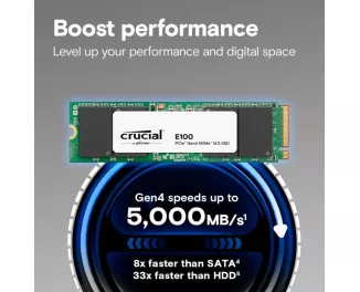 SSD накопичувач 480Gb Crucial E100 (CT480E100SSD8)