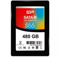 SSD накопичувач 480Gb Silicon Power Slim S55 (SP480GBSS3S55S25)