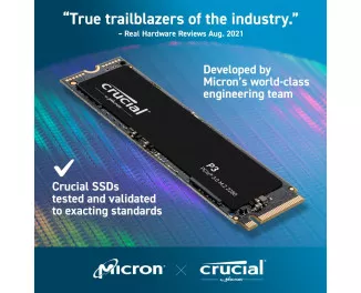 SSD накопичувач 500Gb Crucial P3 (CT500P3SSD8)
