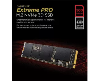 SSD накопичувач 500Gb SanDisk Extreme PRO (SDSSDXPM2-500G-G25)
