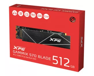 SSD накопитель 512Gb ADATA XPG Gammix S70 Blade (AGAMMIXS70B-512G-CS)