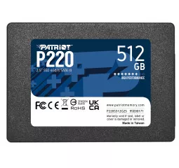 SSD накопичувач 512Gb Patriot P220 (P220S512G25)