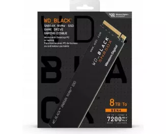 SSD накопичувач 8 TB WD Black SN850X (WDS800T2X0E) OEM