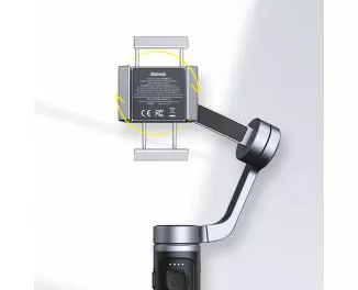 Стабилизатор для смартфона Baseus Control Smartphone Handheld Folding Gimbal Stabilizer Grеy (SUYT-D0G)
