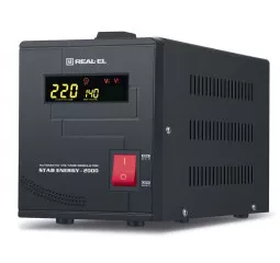 Стабилизатор напряжения REAL-EL Stab Energy-2000 Black