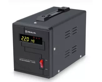 Стабілізатор напруги REAL-EL Stab Energy-500 Black
