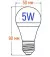 Світлодіодна лампа Hyperlight LED 5W 6500K E27 А60 (PC-5W-E27)