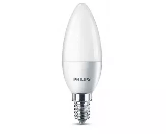 Светодиодная лампа PHILIPS CorePro LEDcandle 6-40W (470lm) 2700K E14 diffuse warm light