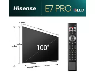 Телевизор Hisense 100E7NQ PRO