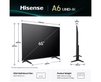 Телевізор Hisense 65A6Q