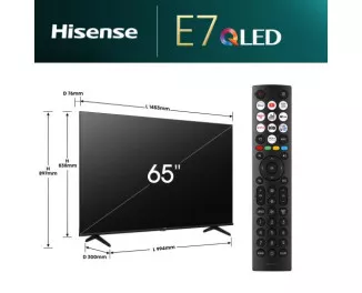 Телевізор Hisense 65E7NQ