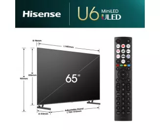Телевізор Hisense 65U6NQ