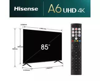 Телевізор Hisense 85A6N