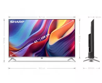 Телевізор Sharp 43GP6265E (4T-C43GP6265ES)