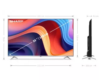 Телевізор Sharp 55GP6260E (4T-C55GP6260ES)
